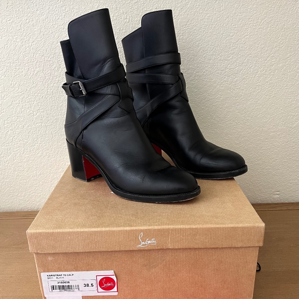 Christian Louboutin Karistrap 70 Calf Boot